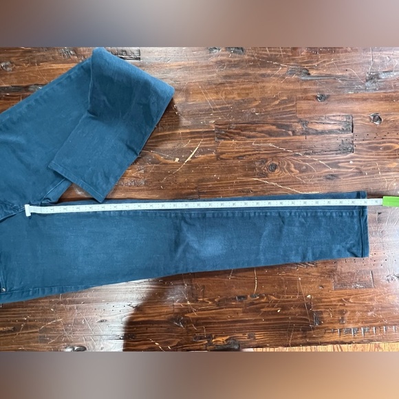 AG ADRIANO GOLDSCHMIED THE STILT CIGARETTE Women 25R TEAL JEANS Made In USA - Picture 7 of 8